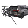 2" Hitch Receiver Tiltable Hitch Mounted Bike Rack with Ramp for E Bikes with Fat Tires Heavy Duty
