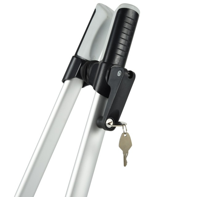 Lightweight Aluminum Multifunctional Lockable rooftop bike storage Quick Released Wheel Holder Roof Mounted Bike Carrer 