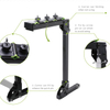 1.25" And 2" Tow Hitch Mounted 4-Bike Rack Carrier with SUV