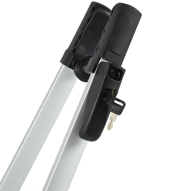 Cycling Roof Transport System Lightweight Easy Mount Upright Roof Bar Top Mounted Roof Bike Rack 1 Bike 